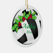 Aangepast kerstbal-ornament zwart - wit keramisch ornament (Rechts)