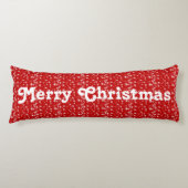 Aangepast kerstfeest lichaamskussen (Voorkant)