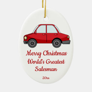 Aangepast kerstfeest op de wereld met de grootste  keramisch ornament