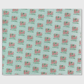 Aangepast kerstpapier cadeaupapier (Vlak)