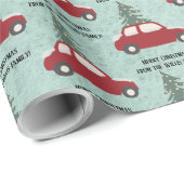 Aangepast kerstpapier cadeaupapier (Rol Hoek)