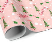 Aangepast kerstpapier cadeaupapier (Rol Hoek)