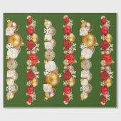 Aangepast kerstpapier cadeaupapier (Vlak)