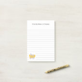 Aangepast keukengerei met innerware post-it® notes (Op bureau)