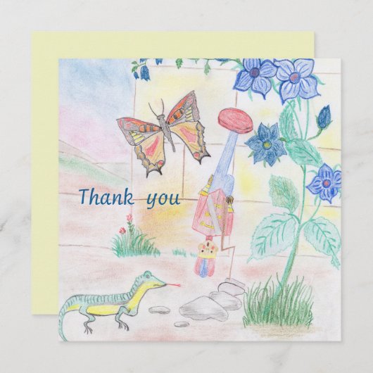 Aangepast Kinder kunstwerk, Nutcracker speelgoed, (Voorkant / Achterkant)