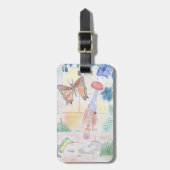 Aangepast Kinder kunstwerk, Nutcracker speelgoed,  Bagagelabel (Voorkant verticaal)