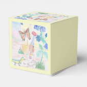 Aangepast Kinder kunstwerk, Nutcracker speelgoed,  Bedankdoosjes (Achterkant)