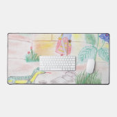 Aangepast Kinder kunstwerk, Nutcracker speelgoed,  Bureaumat (Keyboard & Muis)