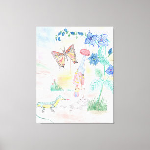 Aangepast Kinder kunstwerk, Nutcracker speelgoed, Canvas Afdruk