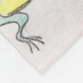 Aangepast Kinder kunstwerk, Nutcracker speelgoed,  Fleece Deken (Hoek)