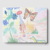 Aangepast Kinder kunstwerk, Nutcracker speelgoed, Gastenboek (Achterkant)