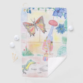 Aangepast Kinder kunstwerk, Nutcracker speelgoed,  Golfhanddoek (Insitu)