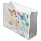 Aangepast Kinder kunstwerk, Nutcracker speelgoed, Groot Cadeauzakje (Voorkant Gekanteld)