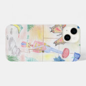 Aangepast Kinder kunstwerk, Nutcracker speelgoed,  iPhone Hoesje (Achterkant horizontaal)