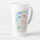 Aangepast Kinder kunstwerk, Nutcracker speelgoed,  Latte Mok (Rechterhoek)