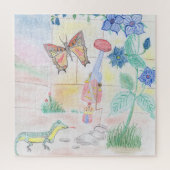 Aangepast Kinder kunstwerk, Nutcracker speelgoed, Legpuzzel (Verticaal)