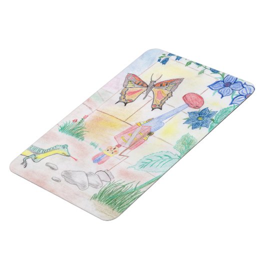 Aangepast Kinder kunstwerk, Nutcracker speelgoed, Magneet (Linkerzijde)