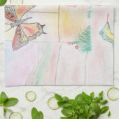 Aangepast Kinder kunstwerk, Nutcracker speelgoed,  Theedoek (Gevouwen)