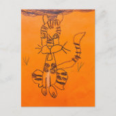 Aangepast Kinderen Art Print Briefkaart (Voorkant)