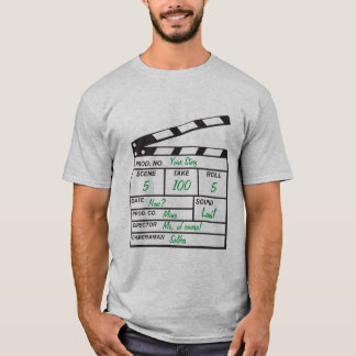 Aangepast klapbord t-shirt