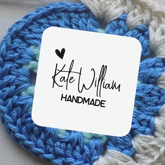 Aangepast kledinglabel voor handgemaakt artikel labels