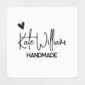 Aangepast kledinglabel voor handgemaakt artikel labels (Design 1)