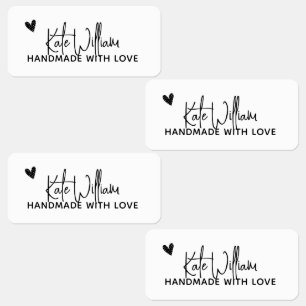 Aangepast kledinglabel voor handgemaakt item Recht Labels