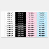 Aangepast kledinglabel voor verzorgingstehuis/kind labels (Vel)