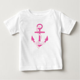 Aangepast klein meisje met anker Baby Tutu Bodysui