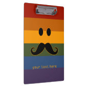 Aangepast klembord Mustache Pride (Rechts)