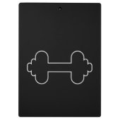 Aangepast klembord voor persoonlijke trainers (Achterkant)