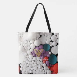 Aangepast: Kleur Pop Bubbles Gepersonaliseerd Tas