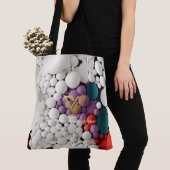 Aangepast: Kleur Pop Bubbles Gepersonaliseerd Tas (Dichtbij)