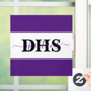 Aangepast kleurenblok raamsticker