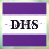 Aangepast kleurenblok raamsticker (Vel 3)