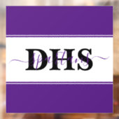 Aangepast kleurenblok raamsticker (Vel 2)