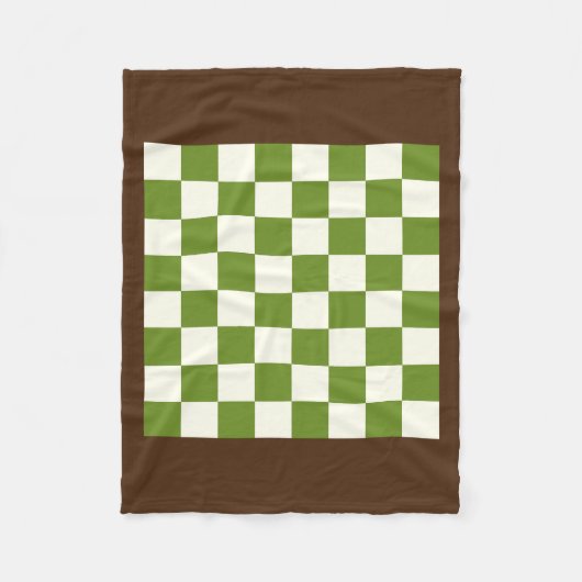 Aangepast kleurenbord fleece deken (Voorkant)