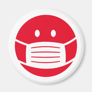 Aangepast kleurenmasker voor gezichtsmasker emoji  magneet