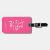 Aangepast kleurenscript, klein, maar doorschijnend bagagelabel (Voorkant horizontaal)