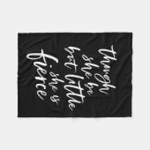 Aangepast kleurenscript, klein, maar doorschijnend fleece deken (Voorkant (Horizontaal))