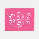 Aangepast kleurenscript, klein, maar doorschijnend fleece deken (Voorkant (Horizontaal))