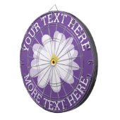 Aangepast kleurenwit dartboard voor daidy-bloem dartbord (Voorkant Rechts)