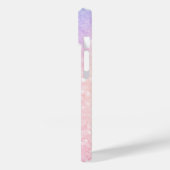 Aangepast kleurig glitter Iridescent Elegant Case-Mate iPhone Case (Achterkant / Links)