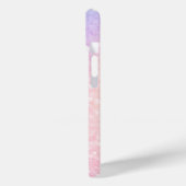 Aangepast kleurig glitter Iridescent Elegant Case-Mate iPhone Case (Achterkant / Links)