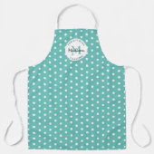 Aangepast koken  Blauwgroen Schort (Voorkant)