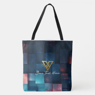 Aangepast: Kosmische Quilt gepersonaliseerd Tas