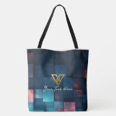 Aangepast: Kosmische Quilt gepersonaliseerd Tas (Achterkant)