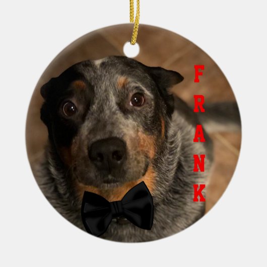 Aangepast krediet keramisch ornament (Voorkant)