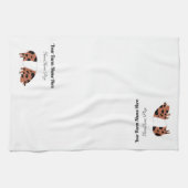 Aangepast KuneKune Pig Theedoek (Horizontaal)
