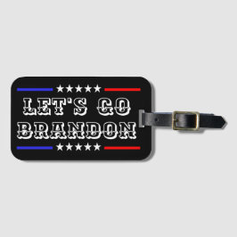 Aangepast LAAT BRANDON Funny Humor FJB Politiek Bagagelabel